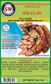 Premium Cooked Lemongrass Pork Sausage 16 oz (1 lb)